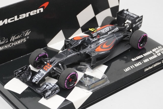 1:43 MINICHAMPS 530164022 McLaren Honda MP4-31 2016 #22 model car