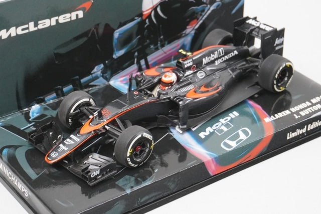 1:43 MINICHAMPS 533154322 Eurosport Custom McLaren Honda MP4-30 2015 #22 model car