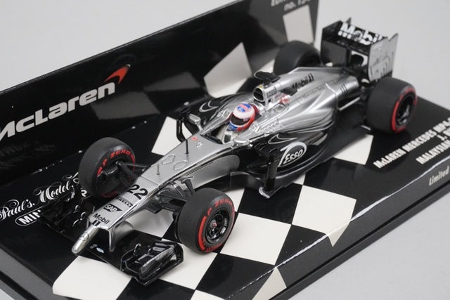 1:43 MINICHAMPS 530144222 McLaren Mercedes MP4-29 Malaysia 2014 #22 model car