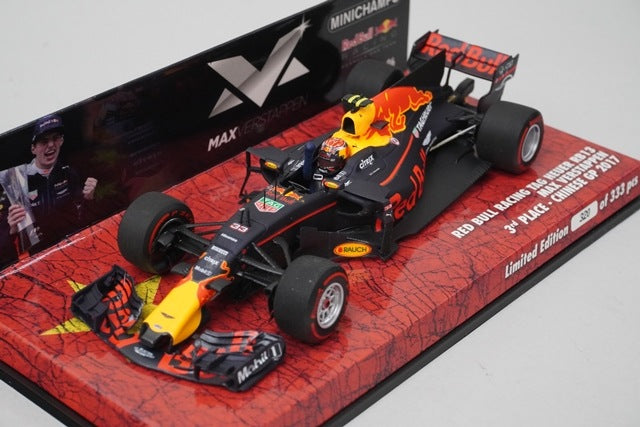 1:43 MINICHAMPS 413170233 Red Bull Racing TAG Heuer RB13 China 2017 #33 model car