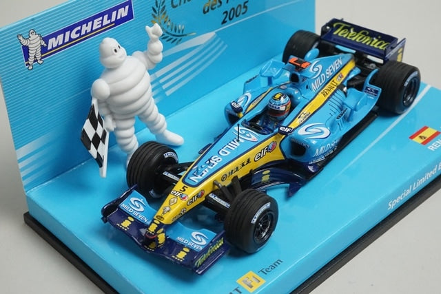 1:43 MINICHAMPS Michelin Custom Renault 2005 #5 Mild Seven Specification model car