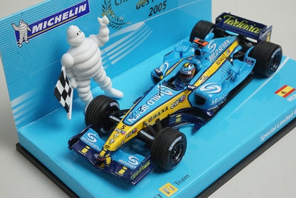 1:43 MINICHAMPS Michelin Custom Renault 2005 #5 Mild Seven Specification model car
