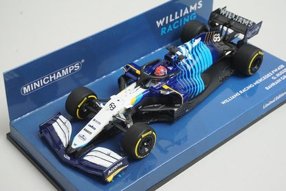 1:43 MINICHAMPS 417210163 Williams Racing Mercedes Bahrain GP 2021 #63 model car