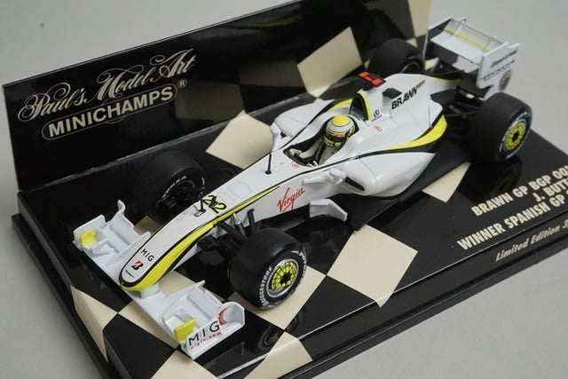 1:43 MINICHAMPS 400090422 Brawn GP Spanish GP 2009 #22 model car