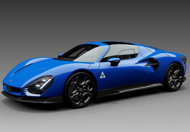 [ Pre-order ] BBRC317F BBR 1:43 Alfa Romeo 33 Stradale Blue reale