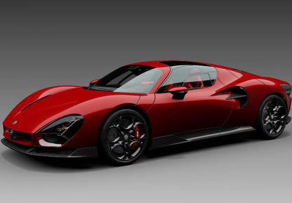 P18264B BBR 1:18 Alfa Romeo 33 Stradale Rosso Alfa (Comes with clear display case)