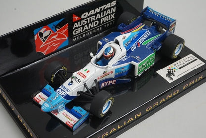 1:43 MINICHAMPS 433960003 Qantas Benetton Australian GP 1997 #3 model car