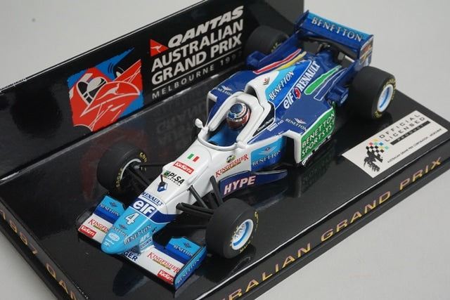 1:43 MINICHAMPS 433960004 Qantas Benetton Australian GP 1997 #4 model car