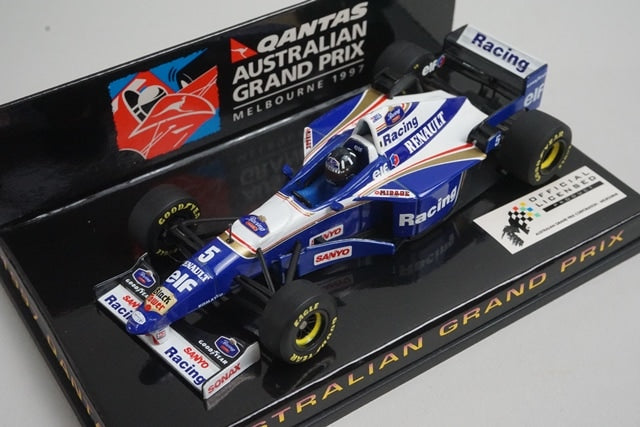 1:43 MINICHAMPS 433960005 Qantas Custom Williams Renault Australian GP 1997 #5 model car