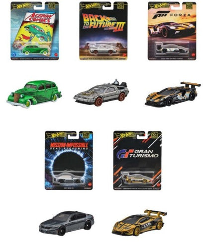 HXD63-986L Hot Wheels Pop Culture Assortment (1 carton: 10 pieces) model car