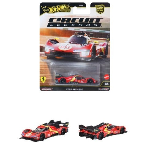 JBK49-9866 Hot Wheels Car Culture Circuit Legends Ferrari 499P (1 carton: 10 pieces)