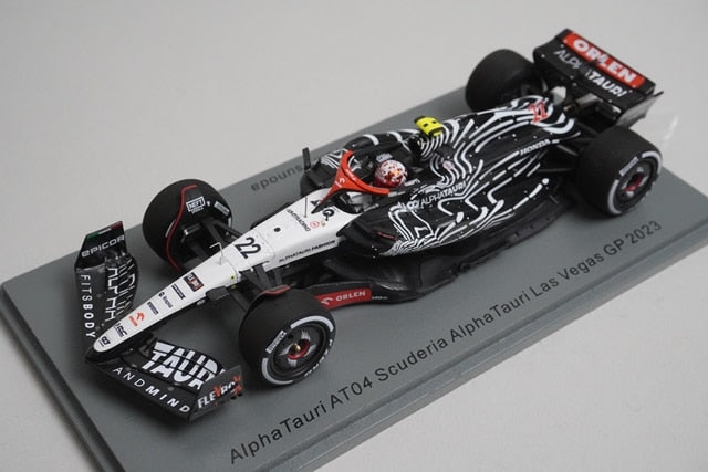 1:43 Spark S8943 AlphaTauri AT04 Scuderia Las Vegas GP 2023 #22 model car