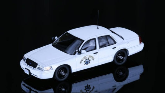 Rollin 1:64 Ford Crown Victoria CV Mk2 EN114 California White SMPV model car