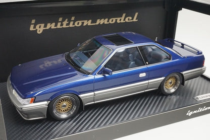 1:18 ignition model IG3701 Nissan Leopard 3.0 Ultima Blue/Silver model car