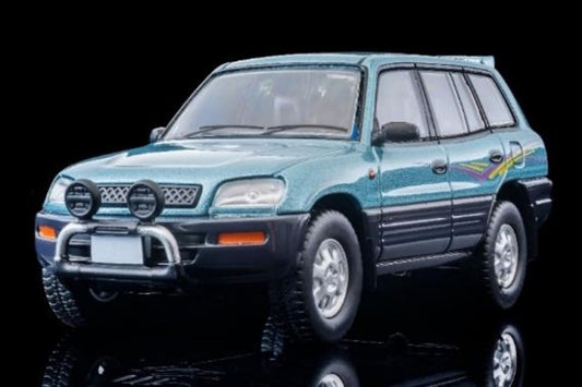 [ Pre-order ] LV-N354b TOMYTEC 1:64 Toyota RAV4L V (Light Blue/Gray) 1995 Model 336204
