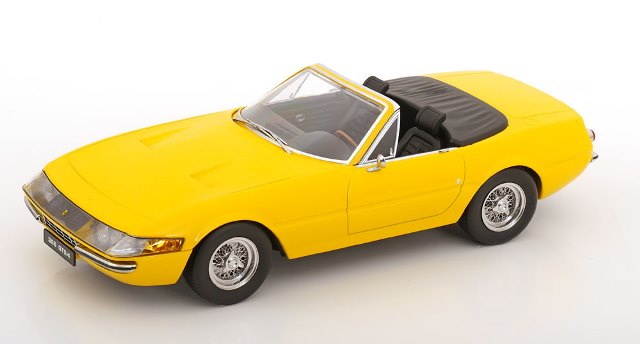 [ Pre-order ] KKDC180615 KK scale 1:18 Ferrari 365 GTS Daytona Spyder 1969 1.Series Yellow