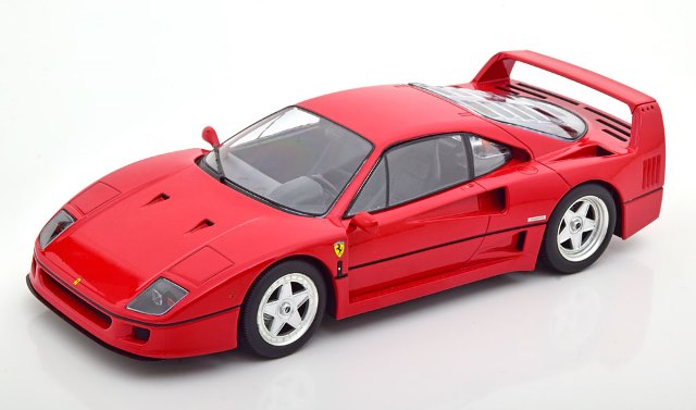 [ Pre-order ] KKDC180691 KK scale 1:18 Ferrari F40 1987 with black seats Red (reproduction)