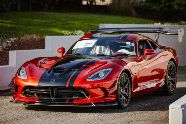 [ Pre-order ]DCM 1:64 Dodge Viper ACR Black Red Stripes