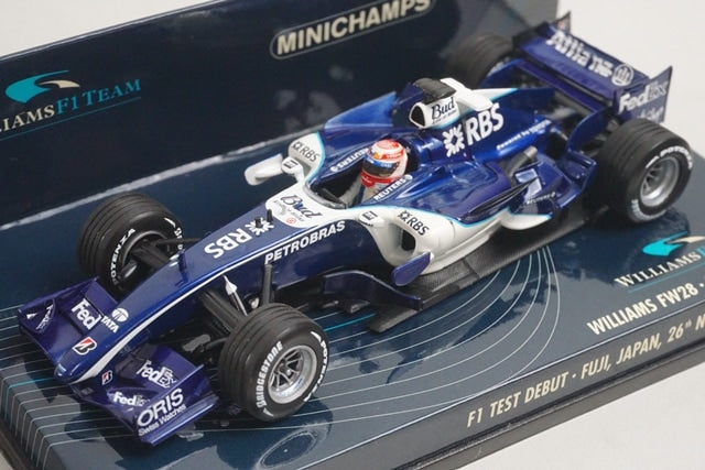 1:43 MINICHAMPS 400060135 Williams FW28 F1 Test Fuji 2006 model car