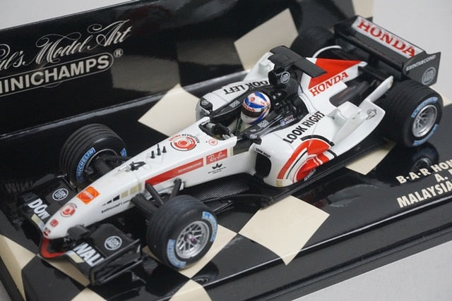 1:43 MINICHAMPS 400050104 BAR Honda 007 Malaysian GP 2005 #4 model car