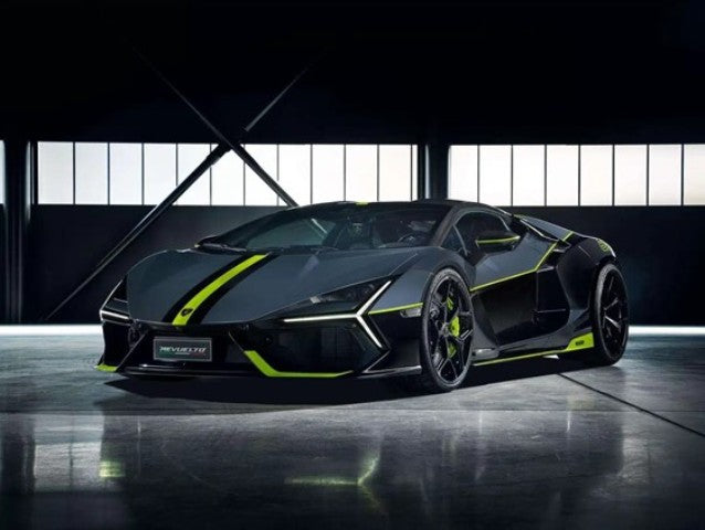 [ Pre-order ] LS543K LookSmart 1:43 Lamborghini Revuelto Grigio Telesto with Nero/Verde livery