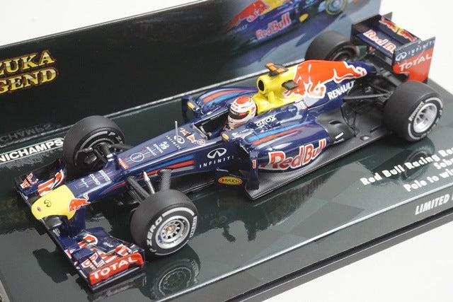 1:43 MINICHAMPS 413120301 Red Bull Racing Renault RB8 Suzuka 2012 #1 model car