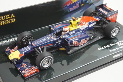 1:43 MINICHAMPS 413120301 Red Bull Racing Renault RB8 Suzuka 2012 #1 model car