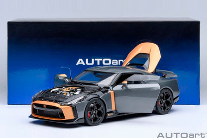 77510 AUTOart 1:18 Nissan GT-R50 by ITALDESIGN Gray Gold model car