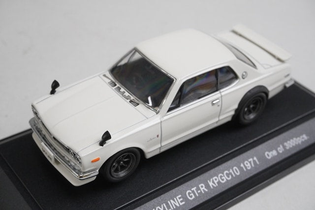 1:43 EBBRO 43582 Nissan Skyline GT-R KPGC10 1971 White model car