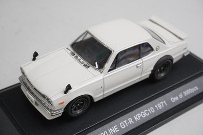 1:43 EBBRO 43582 Nissan Skyline GT-R KPGC10 1971 White model car
