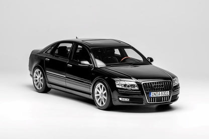 [ Pre-order ] MH030BK MOTORHELIX 1:18 Audi A8 W12 2008 Brilliant Black