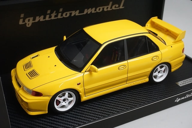 1:18 ignition model IG3551 Mitsubishi Lancer Evolution III GSR CE9A Yellow model car