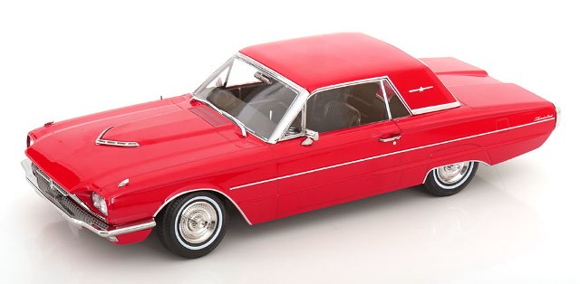 [ Pre-order ] KKDC181343 KK Scale 1:18 Ford Thunderbird Hardtop Coupe 1966 Red