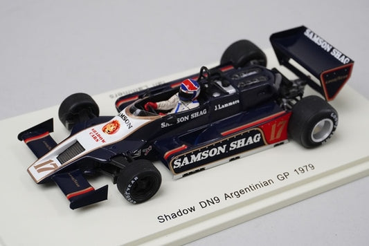 1:43 SPARK S7370 Shadow DN9 Argentine GP 1979 #17 I. Lammers model car
