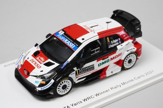 1:43 SPARK S6582 Toyota Yaris WRC Monte Carlo Rally 2021 #1 S. Ogier / J. Ingrassia model car