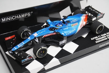 1:43 MINICHAMPS 417211214 Alpine A521 Hungarian GP 2021 #14 model car