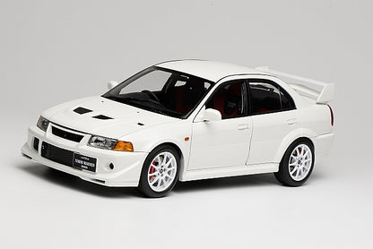 [ Pre-order ] M84305 MOTORHELIX 1:18 Mitsubishi Lancer Evolution VI GRS T.M.E SCOTIA WHITE