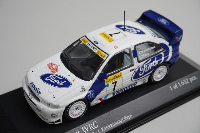 1:43 MINICHAMPS 430988707 Ford Escort WRC Monte Carlo Rally 1998 #7 model car