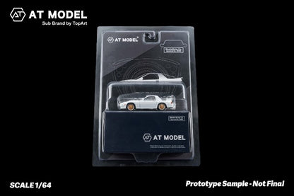 AT64006 AT MODEL 1:64 Mazda RX7 FC3S Infini White Blister Packaging model car