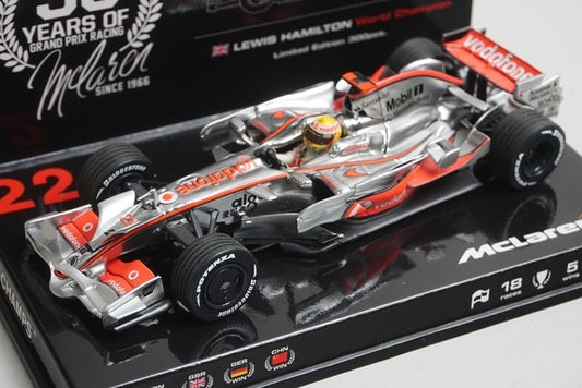 1:43 MINICHAMPS MC-ES-1622-13 McLaren Mercedes MP4-23 2008 #22 model car