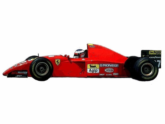 [ Pre-order ] TMK 450 Tameo Kit 1:43 Ferrari 412 T2 F1 Canadian GP 1995 J. Alesi / G. Berger