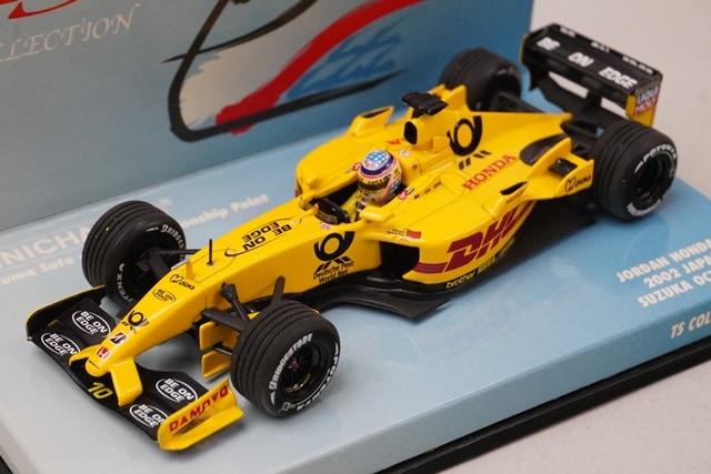 1:43 MINICHAMPS 518024310 Jordan Honda EJ12 Japanese GP Suzuka 2002 #10 model car