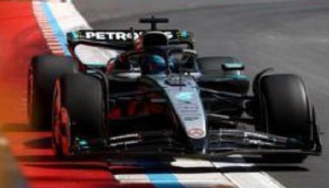 [ Pre-order ] S9616 Spark 1:43 Scale Model Mercedes W16 #63 AMG PETRONAS Formula One Team Winner, Canadian GP 2025