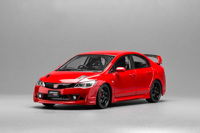 [ Pre-order ] M85415 MOTORHELIX 1:18 Scale Honda Civic Type R (FD2) MUGEN RR Milano Red