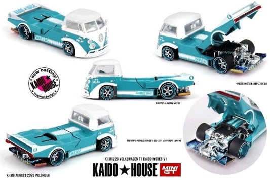[ Pre-order ] KHMG220 TSM MINI-GT 1:64 BMW Volkswagen T1 KAIDO WORKS V1 (left-hand drive) / May be in Chase Color