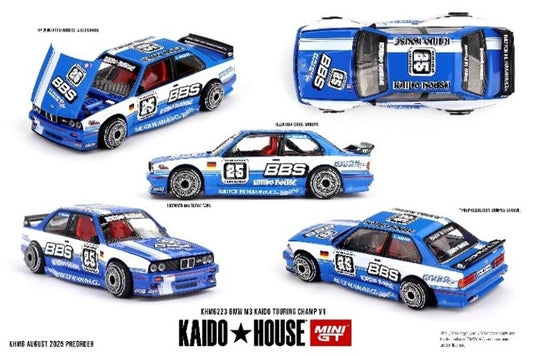 KHMG223 TSM MINI-GT 1:64 BMW M3 KAIDO Touring Champ V1 (Left-hand drive) Chase color available
