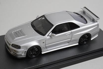 1:43 HPI 8851 Hobby Japan Custom Nissan NISMO R34 Z-tune Proto Original Silver model car