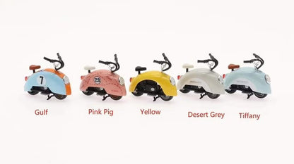 Furuya 1:64 Beetle Moto Motorcycle (Yellow)