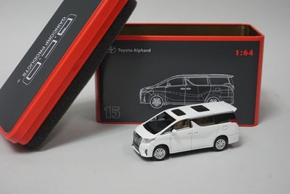KS004-15 GCD Gaincorp Products 1:64 Toyota Alphard White LHD model car