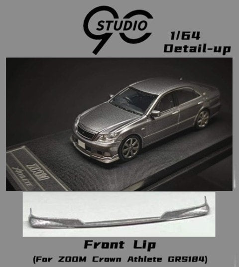 90 Studio 1:64 Sports front lip Sports front lip aero (only compatible with Zoom 1/64 Crown) grey *Minicar not included.